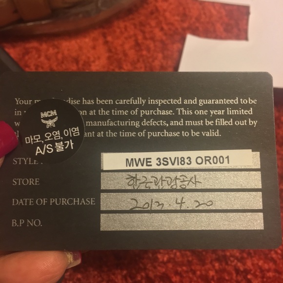 MCM handbag. - Picture 7 of 7